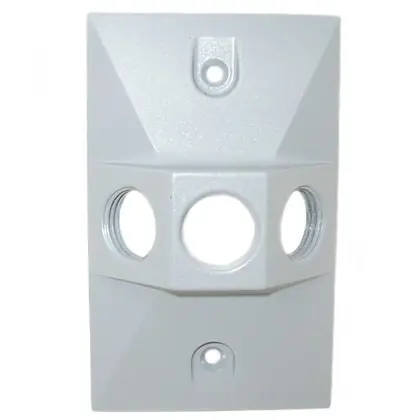 Mulberry Metal Products 30361 Weatherproof Electric Box Cover 3 Outlets