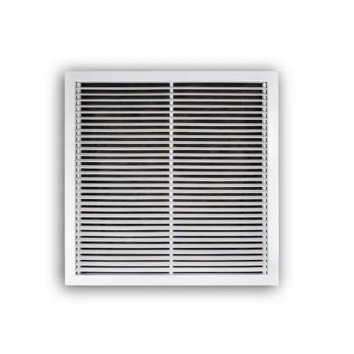 Truaire A1210RG 24 inches x 24 inches Ceiling Module, 3/4 inches Fixed Bar, 30° Blade Pitch, Aluminum, 22 inches x 22 inches Neck Grille