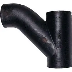Tyler Pipe 008842 5 x 2 No-Hub Combo Y And 1/8 Bend
