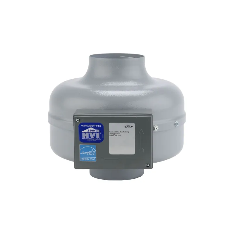 Continental Fan AXC100A-ES AXC In-Line Duct Fan 120V 147 CFM 3.9 inches Duct