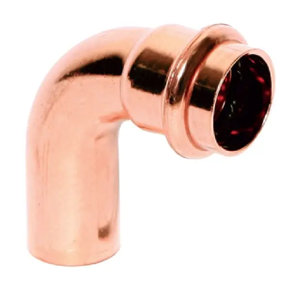 Legend Valve 450-045P LegendPress® 90 deg Long Radius Street Elbow 1 in Press x 1 in Fitting