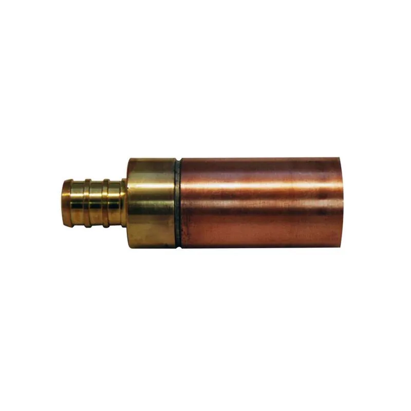 Prier C-144X04 1/2 inch Crimp PEX Handle Operated Anti-Siphon Wall Hydrant - 4 Inch Insertion
