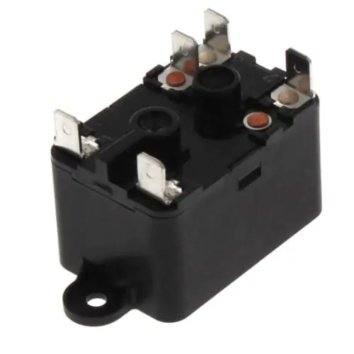 Trane 90-370 Fan Relay, Type 184, 24 VAC Coil, 50/60 Hz, SPDT
