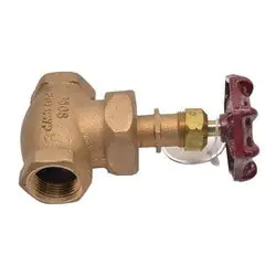 Crane 0257TFGLV 7TF Class 150 Bronze Handwheel Rising Stem Globe Valve 1/4 IN FNPT