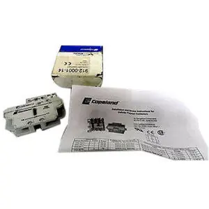 Emerson 912-0001-14 Contactor, 2 Normally Closed 15-75 Amp 3-Pole Auxiliary for Use w/ 912-3015 through 912-3075
