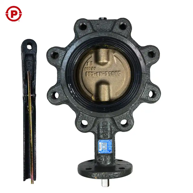 Milwaukee Valve CL223E4IN Ultra Pure CL223E D 4 CL Series Lug Style Butterfly Valve 4 in Nominal