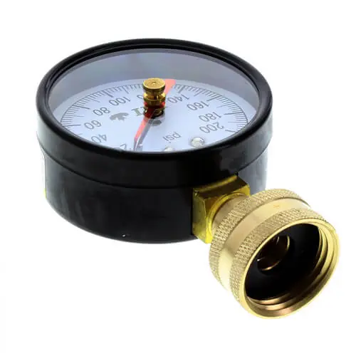 Boshart PG25-WTG200MP Test Gauge 200 PSI