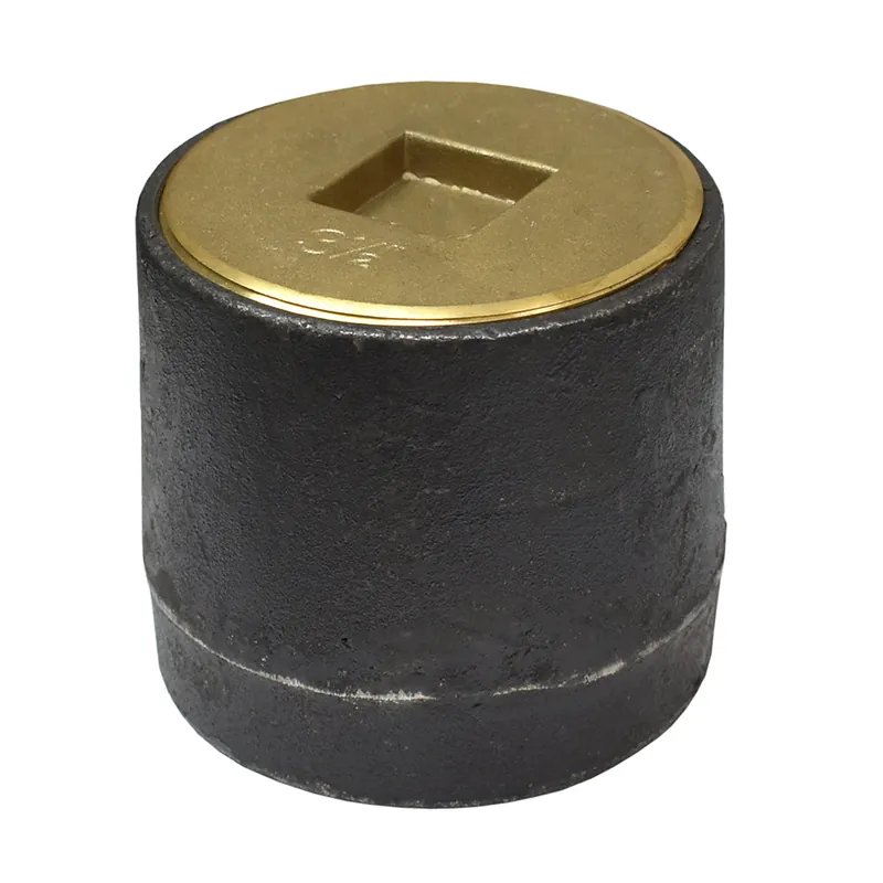 Braxton Harris Company SCC4-312 Cast Iron Cleanout w/ 3-1/2 inches C.S. Brass Plug