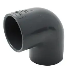 Macomb Group 806-120F 12 PVC S80 90 Ell Fabricated