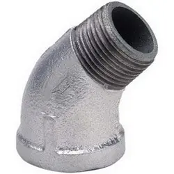 Macomb Group A.NMS45L 1/8 Std Galv 45 St Ell