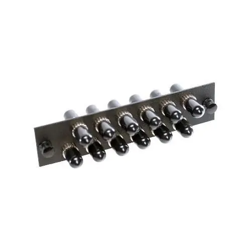 Multilink 2665085 Adapter Panel 12-Ports Phosphor Bronze ST Simplex Multi Mode