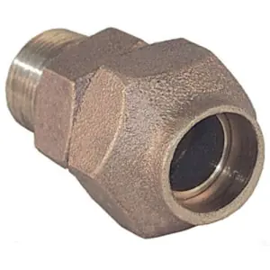 Macomb Group 050BRFLMA 1/2 Brass Flared C X MPT Male Adapter
