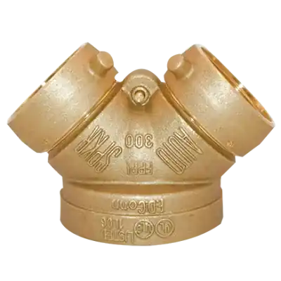Fire Protection 09-000 4 x 2-1/2 x 2-1/2 Fdc Single Clapper Siamese