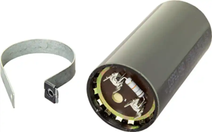 Emerson 914-0006-01 Start Capacitor, 130-156 mfd 330V Single Round