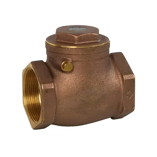 Jomar 105-105 T-501 Brass Thrd Horz Swing Check Valve 1 IN