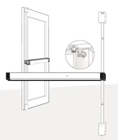 Adams Rite 8233-36 svr exit device 36 inches