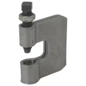 Eaton B-Line 78101157242 C-Clamp, 3/4 inches - 10 Rod Size Steel w/ Locknut B351L-3/8ZN