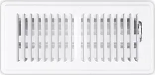 Rectorseal 325-4X10W 325 Series 2-Way Opposed Blade Floor Register 4 x 10 in