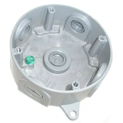Mulberry Metal Products 30316 Round Aluminum Box 4 in