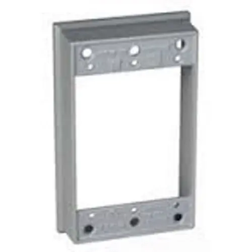 Mulberry Metal Products 30229 Universal Weatherproof Box Extension 1 Gang 2-3/4 in L x 4-1/2 in W x 1 in D