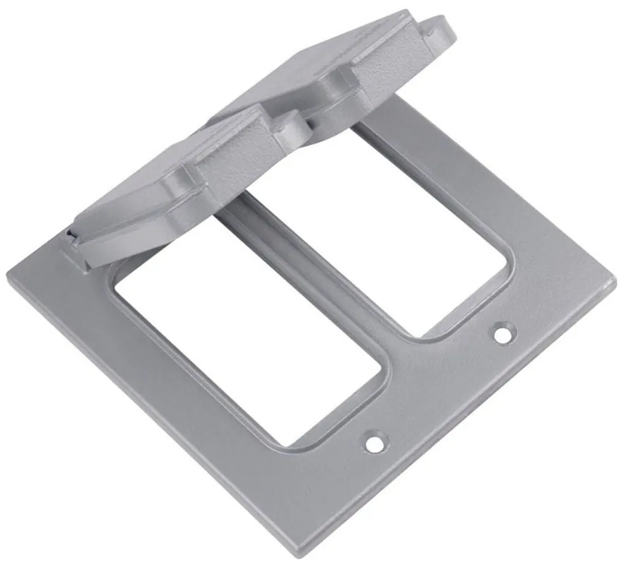 Mulberry Metal Products 30452 2G W/P 2-GFCI Cover