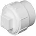 Macomb Group D9508 8 IN PVC DWV FTG Cleanout W/Plug