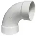 Macomb Group D2512 12 in PVC DWV 90 Ell Fabricated