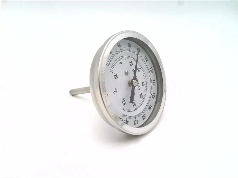 Marsh Bellofram L31105 Bi-Metal Thermometer 3 0-250F 2-1/2 Back Stem