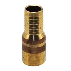 Macomb Group BST20 1-1/2 H X 1-1/2 MPT Brass Hose Barb King Combination Nipple