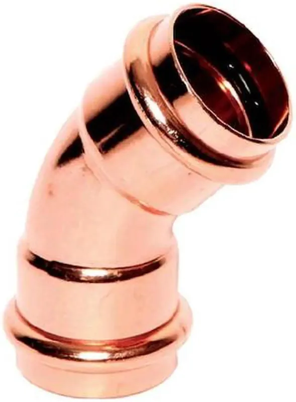 Legend Valve 450-025P Elbow, 1 in Press x 1 in Press, Copper