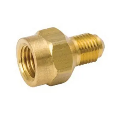 Mueller Streamline A 00481 Brass Flare 1/2 inches x 3/8 inches FFL x MFL