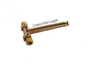 Boshart 2-07TK-25-1NL Bronze Long Tank Tee 1-Port