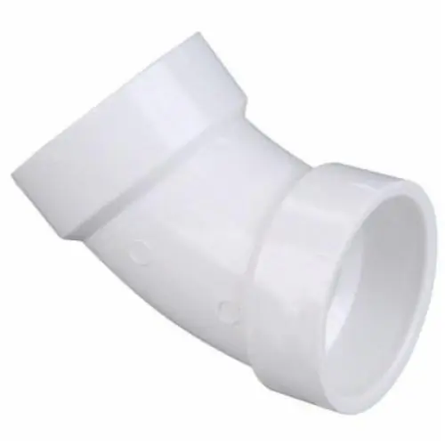 Macomb Group D321040 PVC-DWV H X H 1/8 Bend 4 IN
