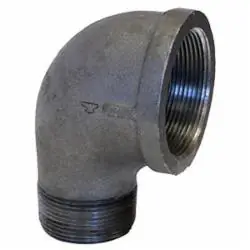 Macomb Group 0310018809 1/2 x 3/8 Std Blk Mi 90 Red St Ell