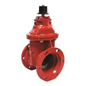 Kennedy Valve 10304007701ASS 4 7701A UL/Fm Flg Rw Nrs Post Indicator Valve W/Plate, Di Body