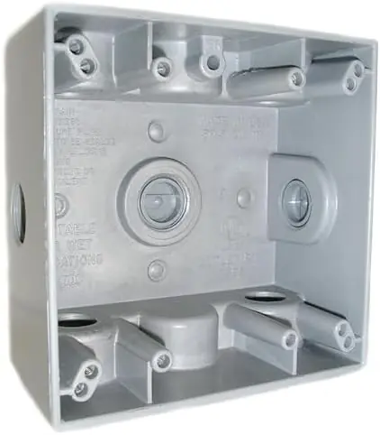 Mulberry Metal Products 30596 Royal Mountie Deep Weatherproof Box With Detachable Lug, Die Cast Aluminum, 37.3 cu-in, 2 Gangs