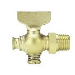 Macomb Group NO.64T 1/4 Tee Hdl Hex Plain Air Cock