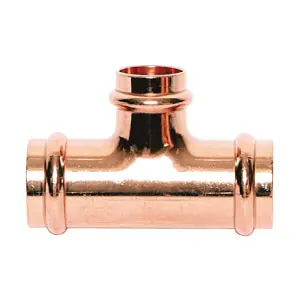 Legend Valve 450-212P Reducing Tee 1 in Press x 1 in Press x 3/4 in Press