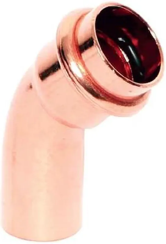 Legend Valve 450-067P LegendPress® 90 deg Street Elbow, 1-1/2 in Press x 1-1/2 in Fitting