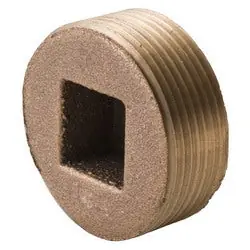 Macomb Group 07515BRSCSPI 3/4 150 Brass Square Countersunk Plug Global