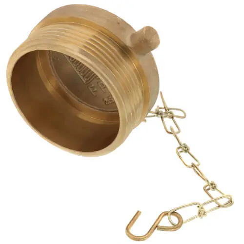 Fire Protection 07-450-00 Brass Plug W/Chain 2-1/2 IN