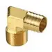 Macomb Group EL3H4M 3/8 H X 1/2 MPT Brass Hose Barb 90 Ell