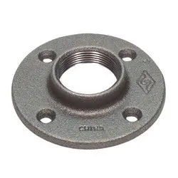 Macomb Group C.BCFF 3/8 Std Blk Ci Floor Flg