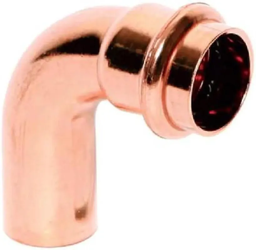 Legend Valve 450-047P LegendPress® 90 deg Long Radius Street Elbow 1-1/2 in Press x 1-1/2 in Fitting