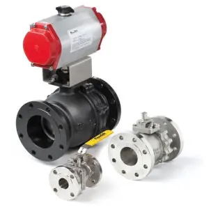 Flow-Tek 300FLOF15SSBV Flowtek F15 Flgd Split Body Live Loaded Ball Valve