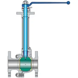 Velan F04-01413-SSEAE Flgd Split Body Live Loaded Ball Valve W/Lever Handle 3/4 IN