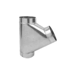 Gray Metal Products 5X5X5-306 Gm Tee Flue Wye Galv 5x5x5