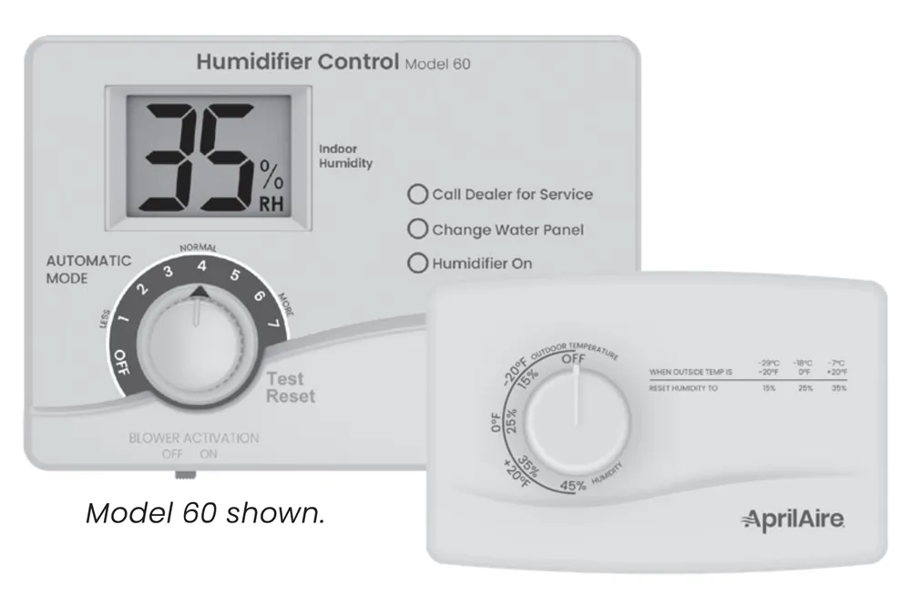 Aprilaire 60-RP Automatic Humidistat Controller
