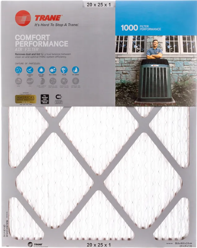 Trane AG0476104 20X25X1 MERV 10 Pleated Filter