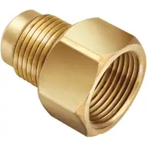 Mueller Streamline A 04888 Reducing Union - 3/8 inches X 1/2 inches FFL X MFL